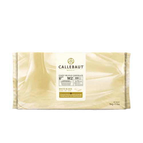 Callebaut Recipe W2  White Chocolate Block 28% - 11lbs/5 kg