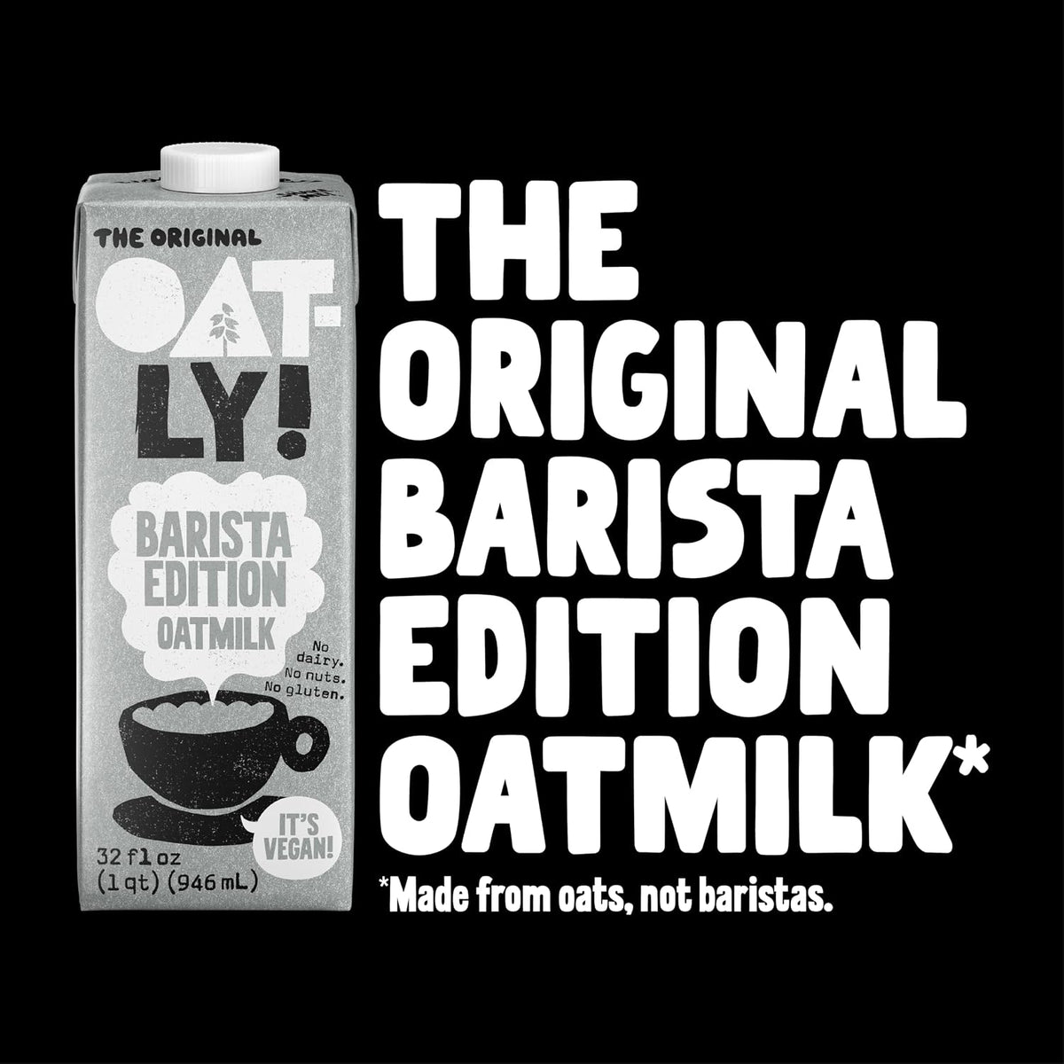 Oatly Barista Edition Oatmilk - 6 x 32 fl oz - View 2