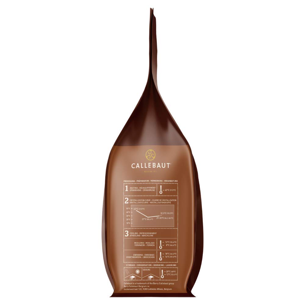 Callebaut 823 Milk Chocolate Callets 33.6% - 1 kg - View 4