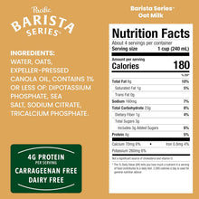 Pacific Foods Barista Series Original Oat Milk, Plant Based Milk 32 Oz (Pack of 6)