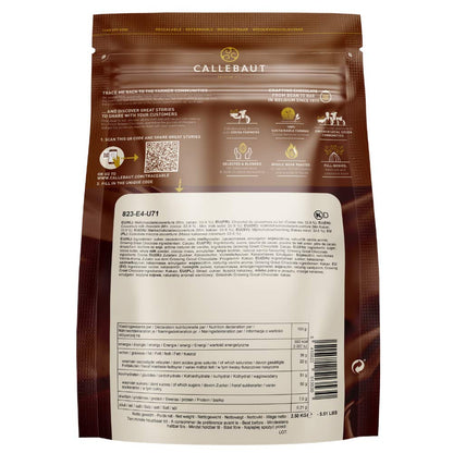 Callebaut 823 Milk Chocolate Callets 33.6% - 2.5 kg - View 2