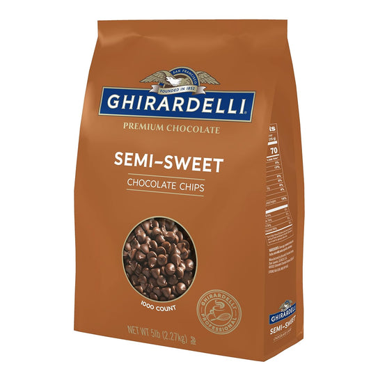 Ghirardelli Semi-Sweet Chocolate Chips - 5 lb Bag