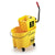 Rubbermaid WaveBrake 7580-88 Side-Press Mop Bucket & Wringer - 35 qt, Yellow - View 2
