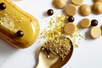 Callebaut Gold Caramelized White Chocolate Callets™  With 30.4% Cacao And 28.3% Milk1 bag , 2.5 kg-5.5 lbs