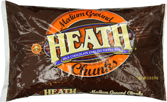 HEATH Milk Chocolate English Toffee Bar Pieces - 5 lb