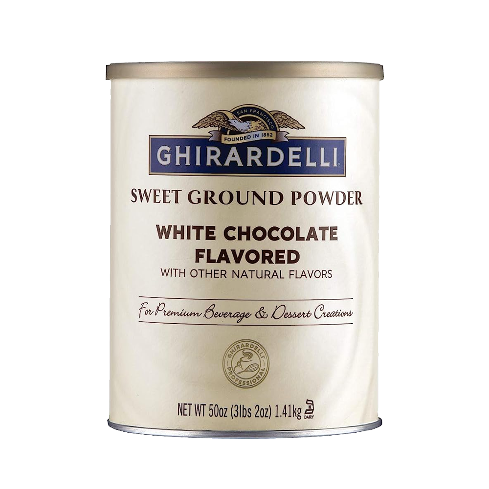 Ghirardelli White Chocolate Flavored Sweet Ground Powder - 50 oz (3.12 lb)