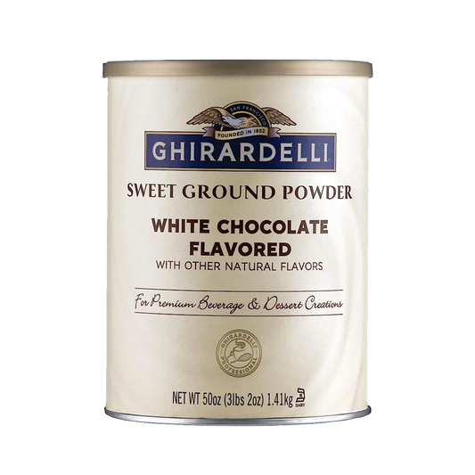 Ghirardelli White Chocolate Flavored Sweet Ground Powder - 50 oz (3.12 lb)