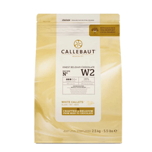 Callebaut W2 White Chocolate  Callets 28% - 2.5 kg-5.5 lbs