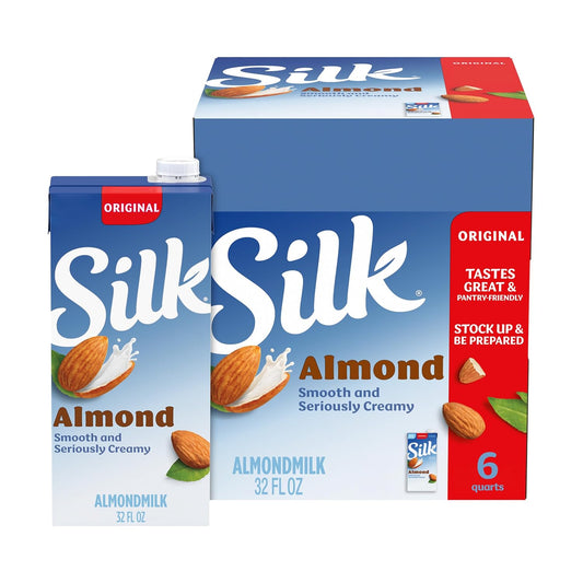 Silk Shelf-Stable Original Almondmilk - 6 x 32 fl oz