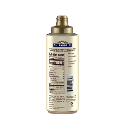 Ghirardelli White Chocolate Flavored Sauce - 16 oz (454 g) - View 2